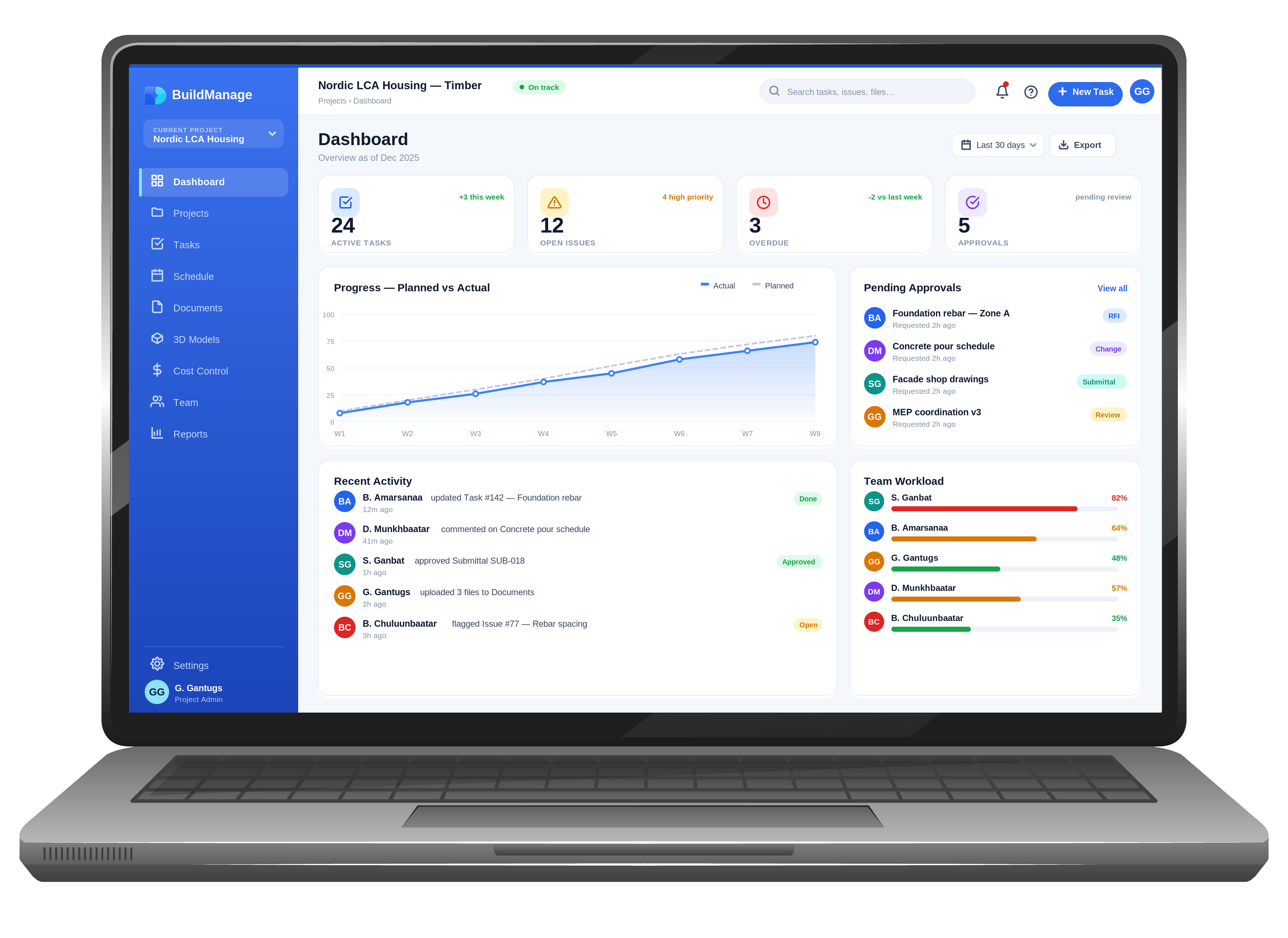 BUILDMANAGE on desktop